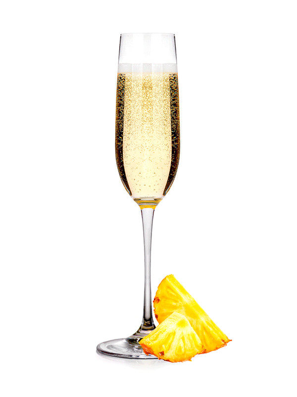 Ананасы в шампанском — коктейль алкогольный
